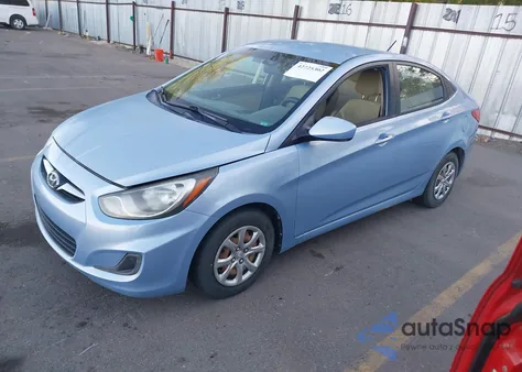 2013 Hyundai Accent Gls из США, поврежденный, VIN KMHCT4AE7DU387033